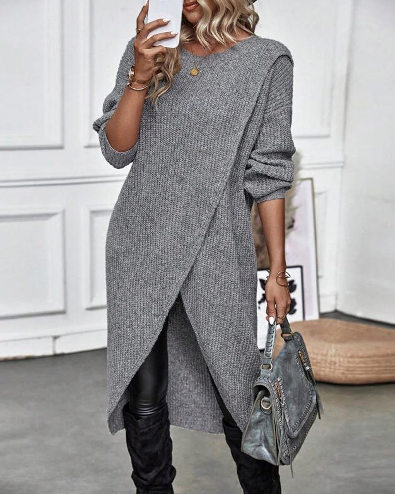 Simple Classic Shift Dress - Pexav