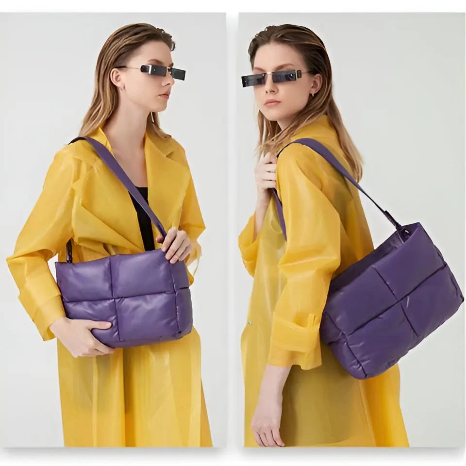 Fashionable Quilted Women's Tote Handbags - Pexav