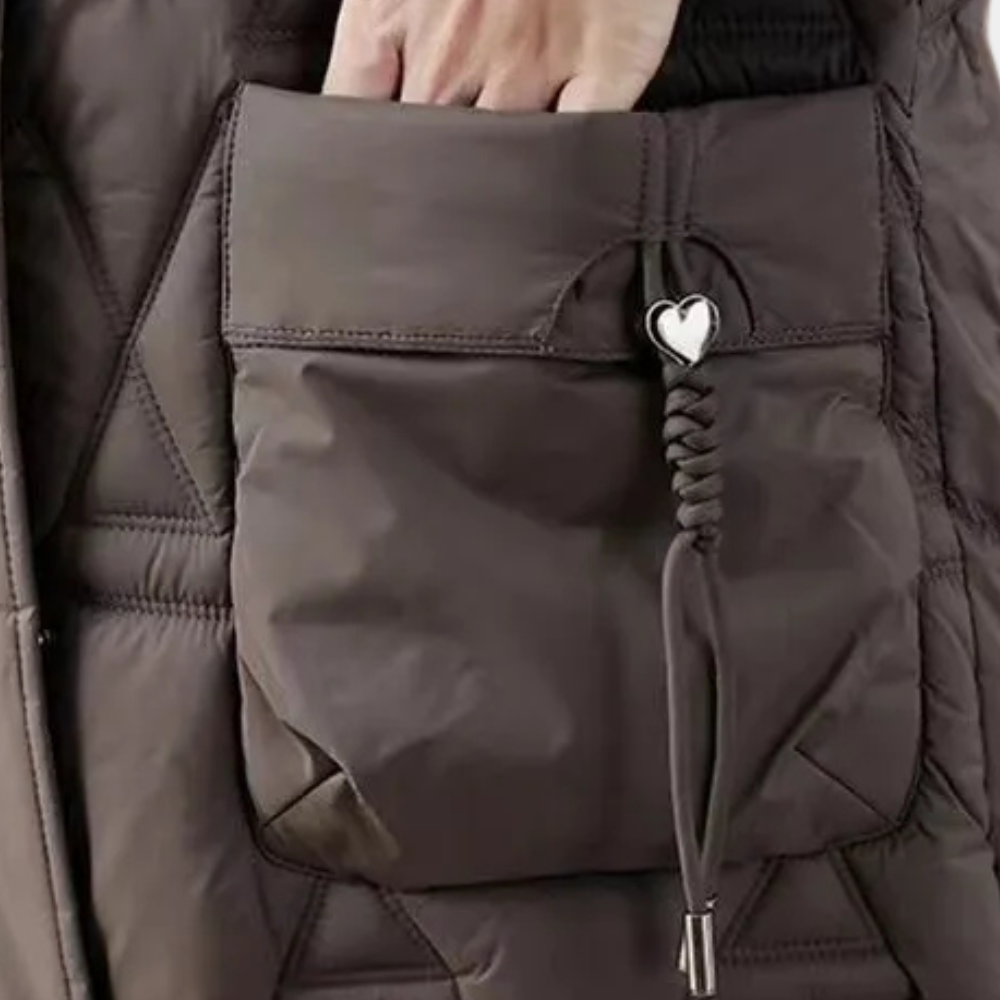 Stylish Quilted Ladies Jacket - Romy-Black-XS-Nora Luxe