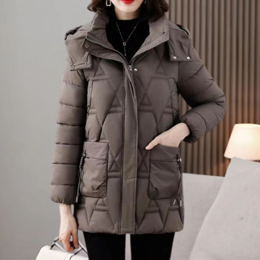 Fashionable Padded Women's Coat - Romy - Pexav