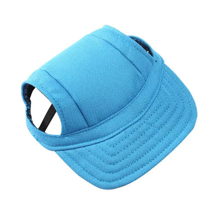 Stylish Round Edge Dog Cap - SunnyPaws-Blue-S-Nora Luxe
