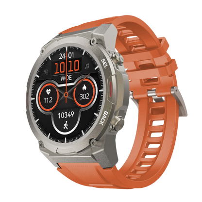 Stylish Smartwatch - Pulse XR-Orange-Nora Luxe