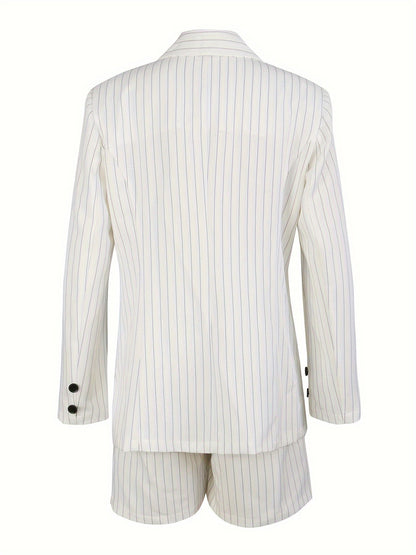 Stylish Striped Summer Outfit - Vivian-S-Nora Luxe