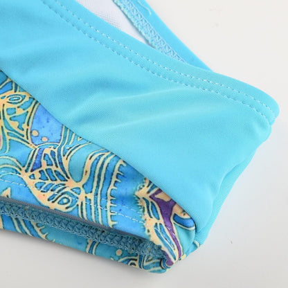 Stylish two-piece women's bikini – Perfect for the beach and sun-Marble Blue-S-The Livary