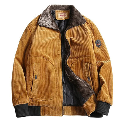 Warm Mens Wool Pea Coat - Liam - Pexav