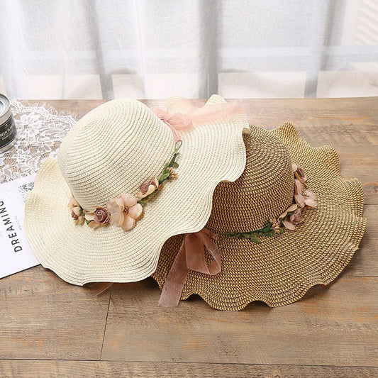 Colorful Floral Sun Hat for Women - Pexav