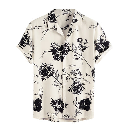 Hawaiian Style Mens Summer Shirt - Pexav