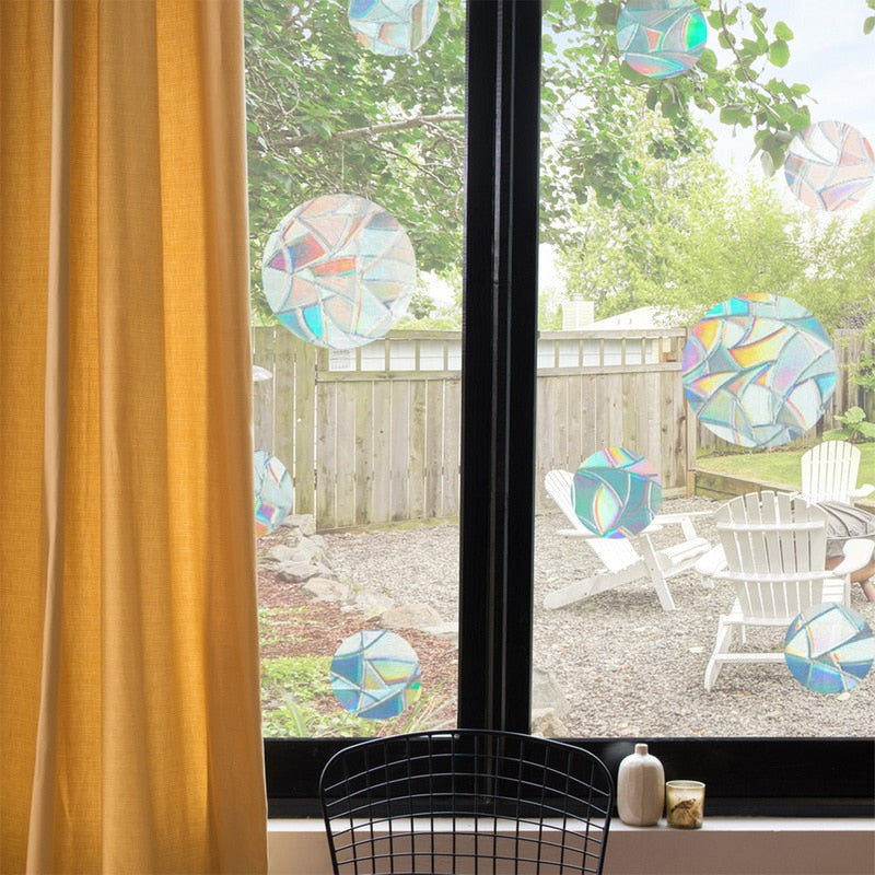 Sun Catcher Window Stickers - LumiSuncatch-Rond - 10 Stuks-Nora Luxe