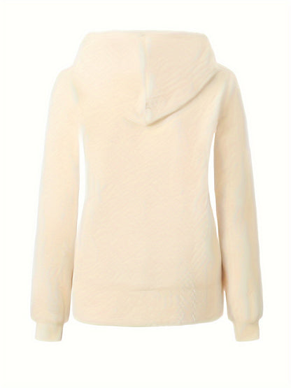 Super Comfy Ladies' Jacket with Warm Lining - Elise-White-S-Nora Luxe