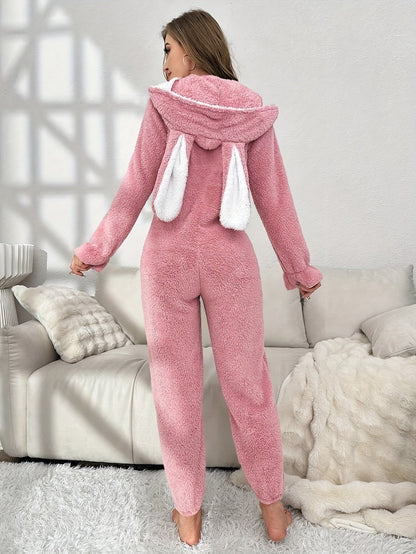 Super Cute Ladies Onesie - Emily-Pink-S-Nora Luxe