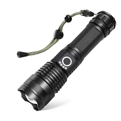 Bright Rechargeable LED Flashlight for Camping Outdoors - Pexav