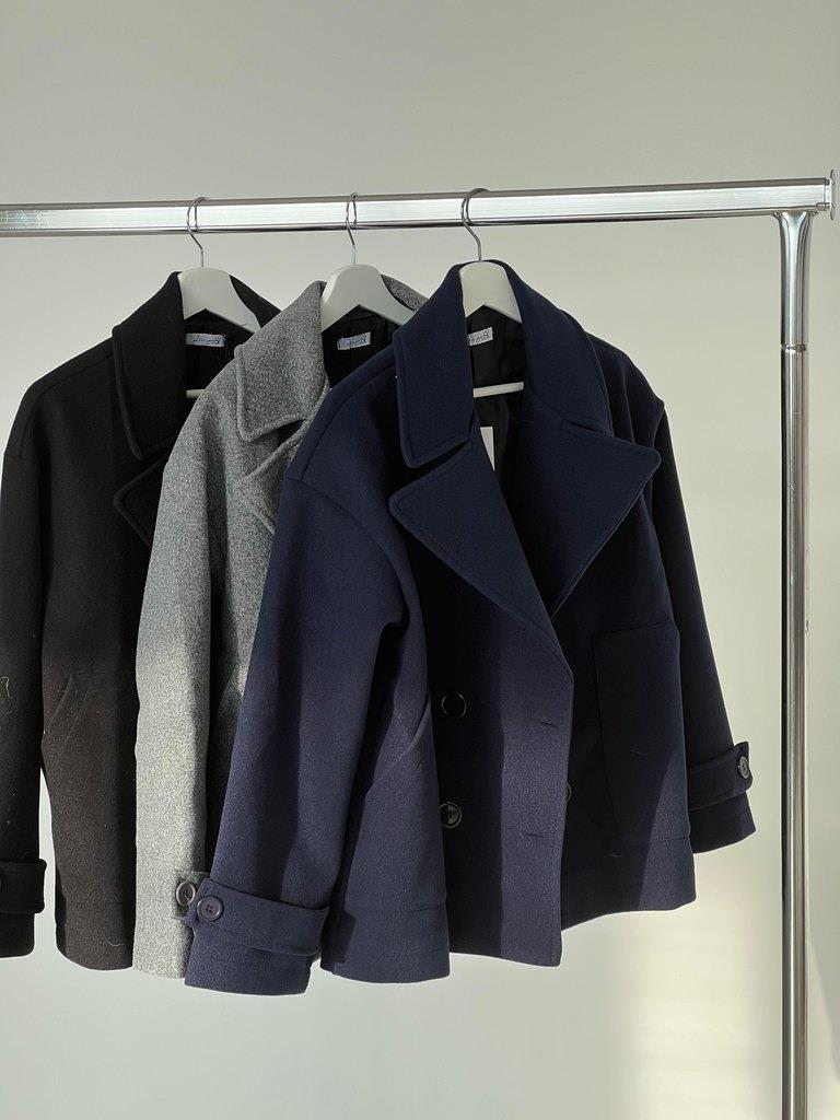 Tailored Ladies Winter Jacket - Elise-Gray-XS/S-Nora Luxe