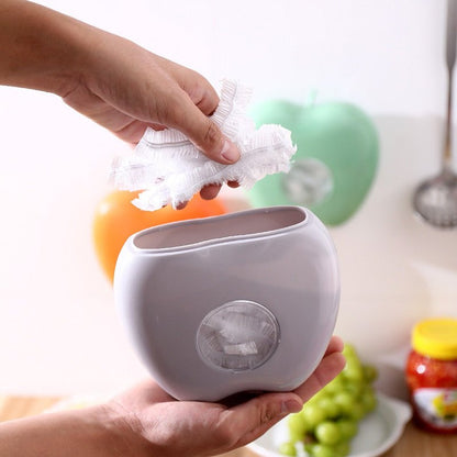 Tear-resistant Food Wrap with Dispenser - WrapEase-Green-Nora Luxe