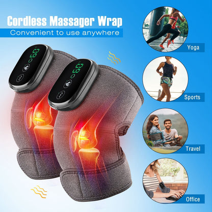 Warm Therapeutic Massage Wrap for Joint Pain Relief