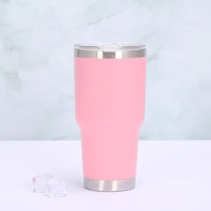 Thermo mug with sliding lid - TempTraveler-Pink-Nora Luxe