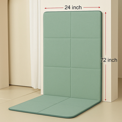 Thick Foldable Yoga Mat - FlexiMat-Green-Nora Luxe