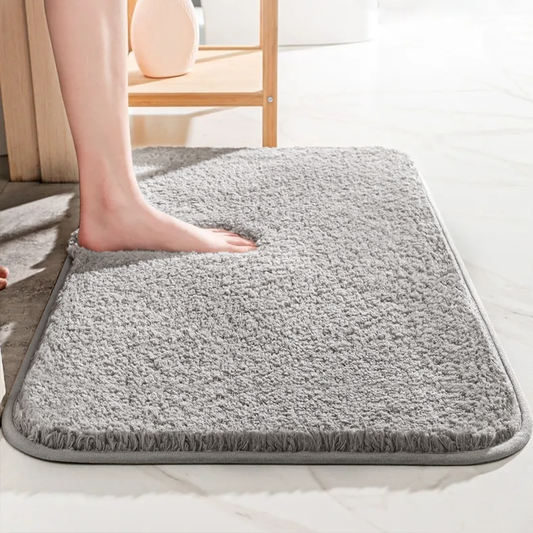 Plush Bathroom Rug with Grippy Anti-Slip Backing - Pexav