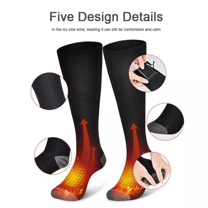 Thermal Insulated Rechargeable Socks for Skiing Men Women