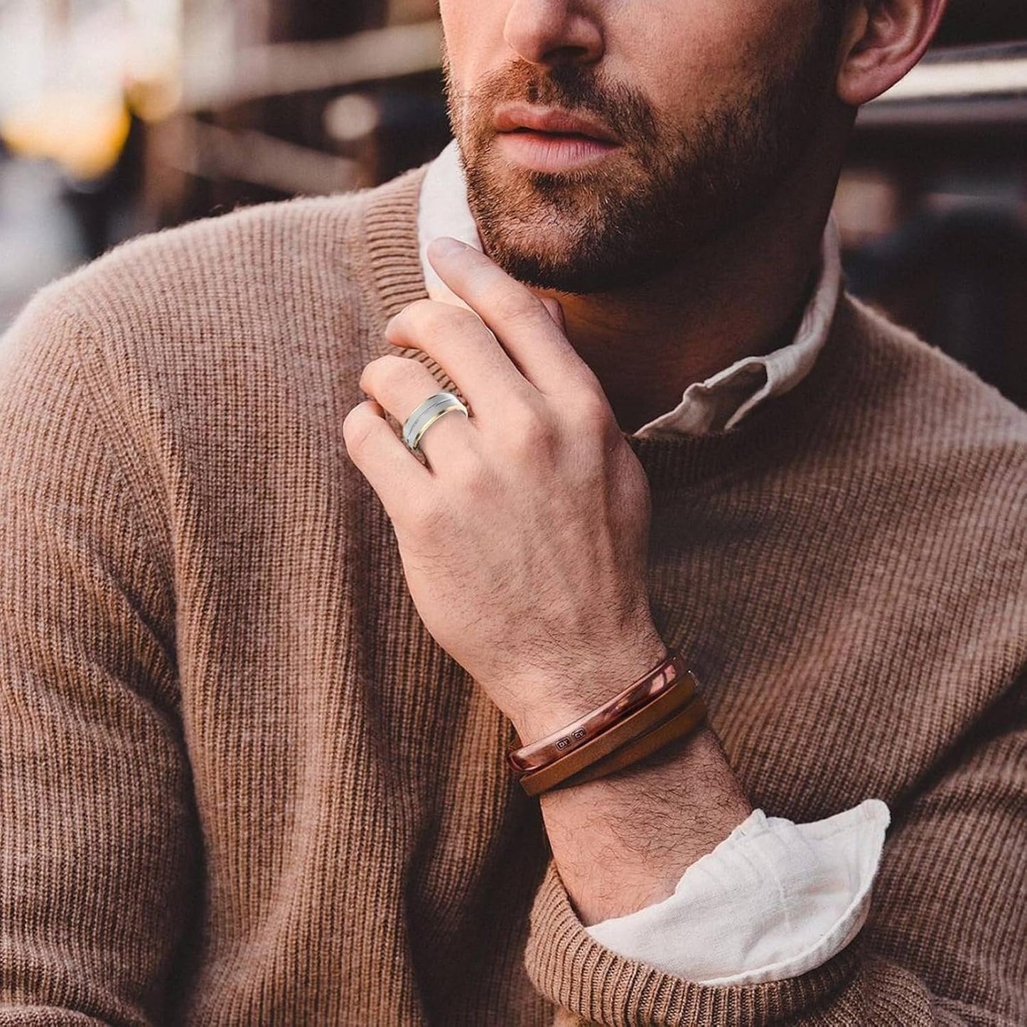 Smart Health Tracking Ring for Men Women