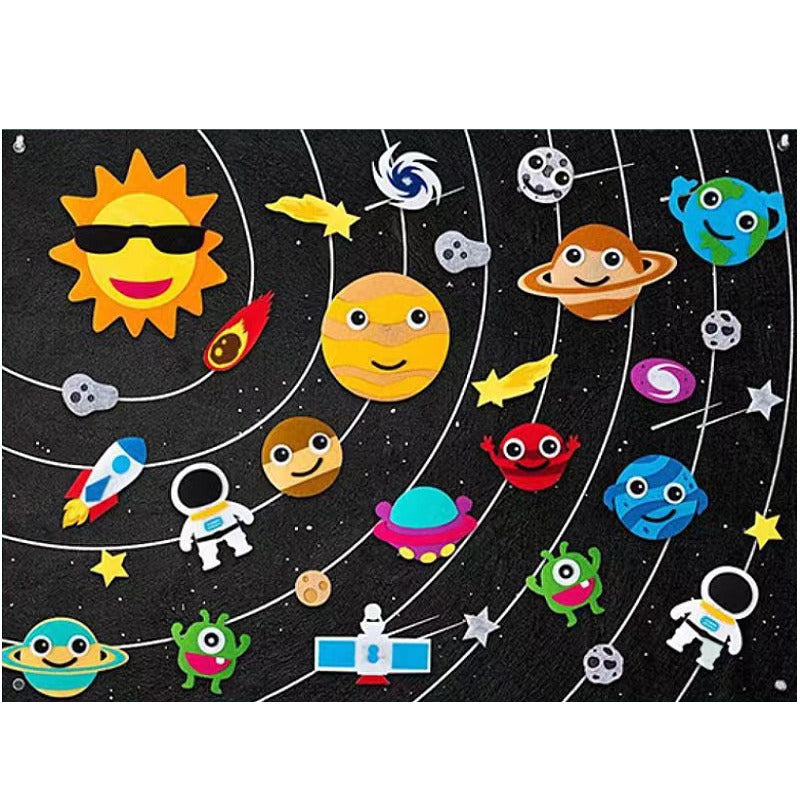 Toddler Felt Board - FantasyFelt-Space-Nora Luxe