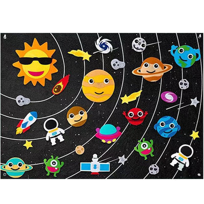 Toddler Felt Board - FantasyFelt-Space-Nora Luxe