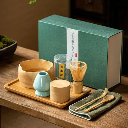 Traditional Matcha Gift Set - ZenMatcha-8-piece gift set Pure leaf-Nora Luxe