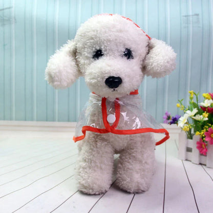 Transparent Waterproof Raincoat for Dogs - DryPaw-White-XS-Nora Luxe