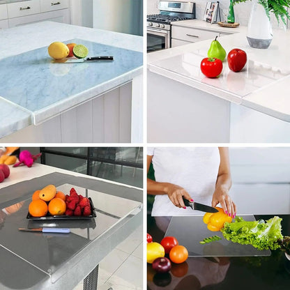 Easy Clean Kitchen Cutting Board with Non Slip Edge