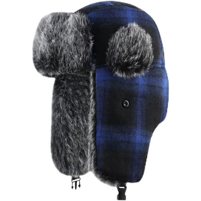 Warm Faux Fur Trapper Winter Beanie Hat - Pexav