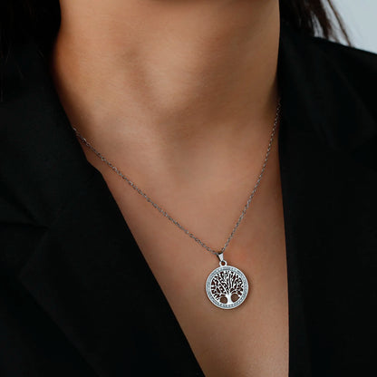 Tree of Life Pendant Necklace | Symbolic Jewellery for Women-Gold-Nora Luxe