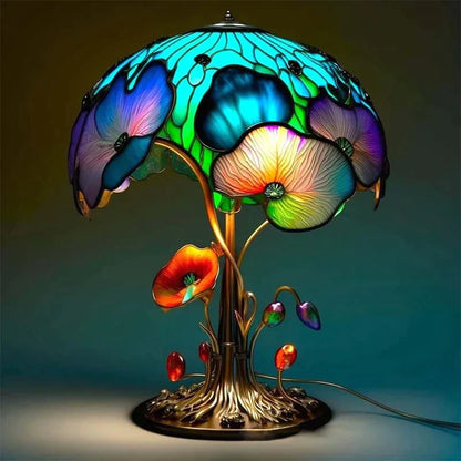 Stylish Glass Desk Lamp – Bright Colourful Light