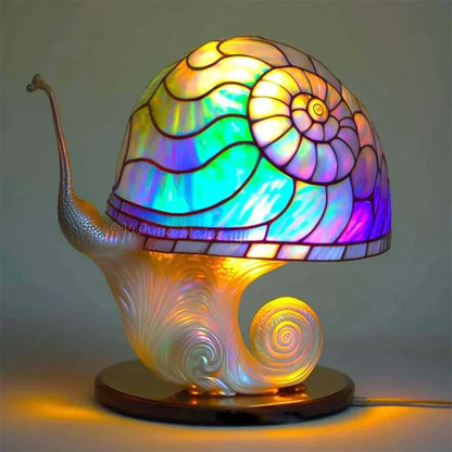 Stylish Glass Desk Lamp – Bright Colourful Light
