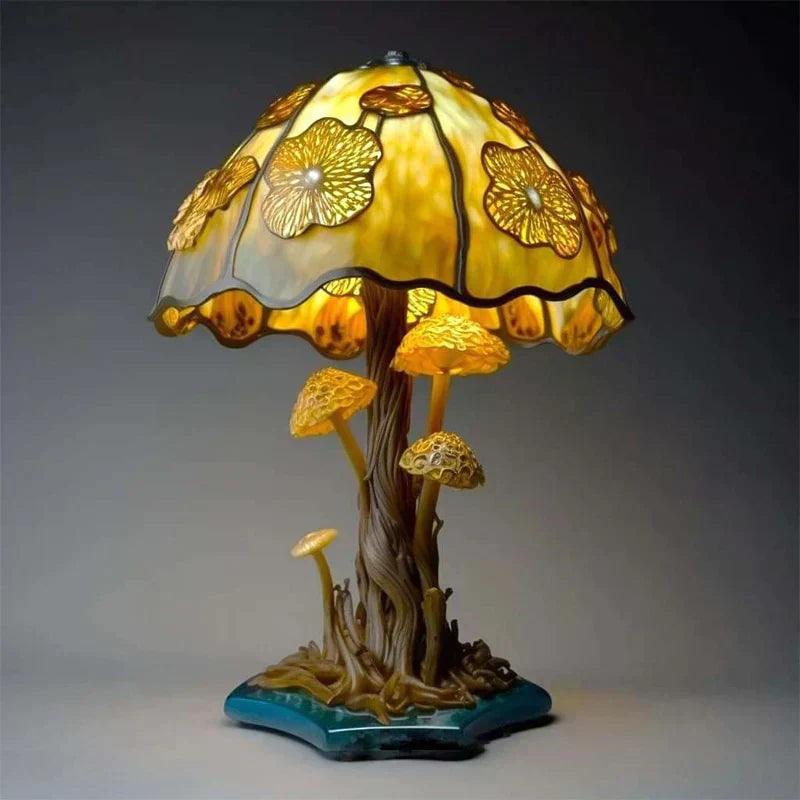 Stylish Glass Desk Lamp – Bright Colourful Light