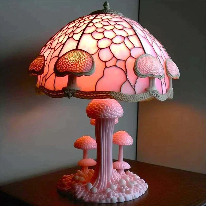 Stylish Glass Desk Lamp – Bright Colourful Light