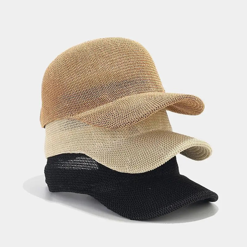 Stylish Woven Wide Brim Sun Hat - Pexav