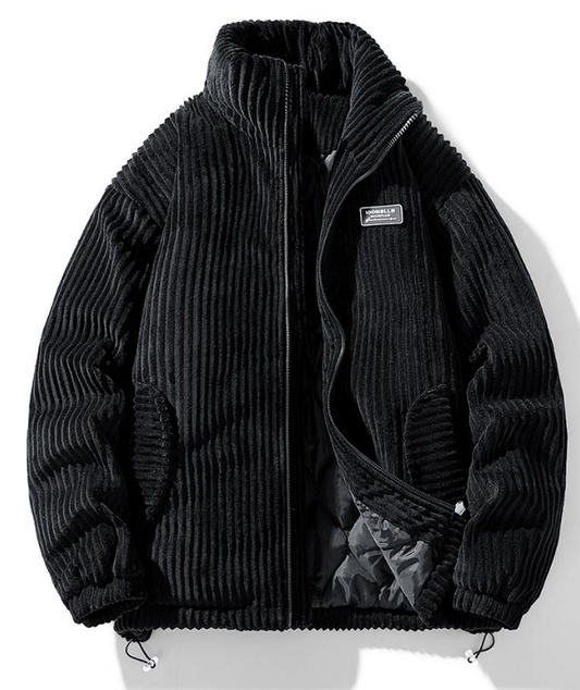 Stylish Textured Mens Cord Jacket - Pexav