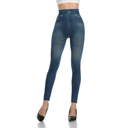 Trendy Jeans Legging - Stella-Blue-S-M-Nora Luxe