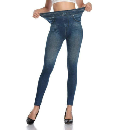 Trendy Jeans Legging - Stella-Blue-S-M-Nora Luxe