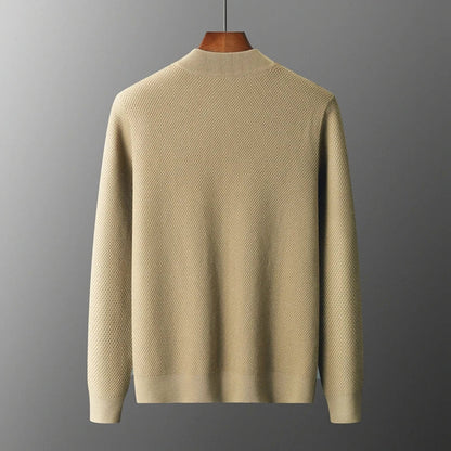 Trendy Knitted Men's Vest - Noah-Beige-S-Nora Luxe