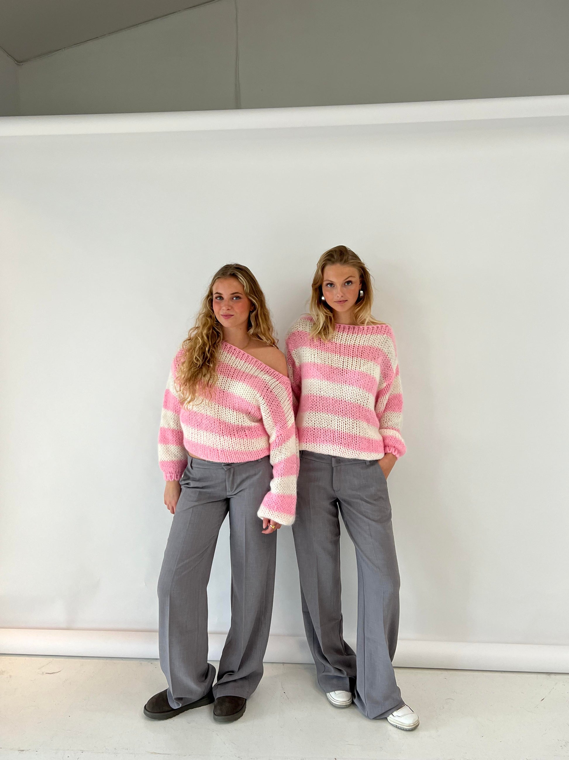 Trendy Knitted Women's Sweater - Aurelia-Blue-XS/S-Nora Luxe