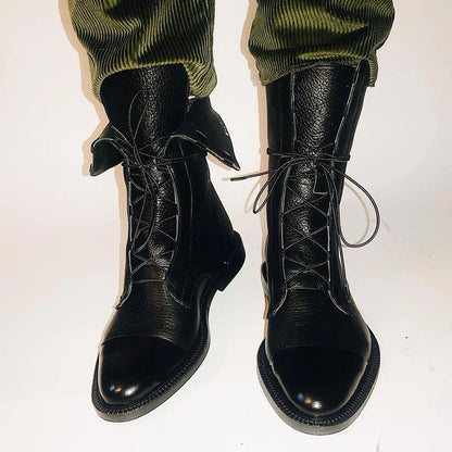 Trendy Ladies' Boots with Luxury Heel - Mila-Black-US 2.5 (8.66 in)-Nora Luxe