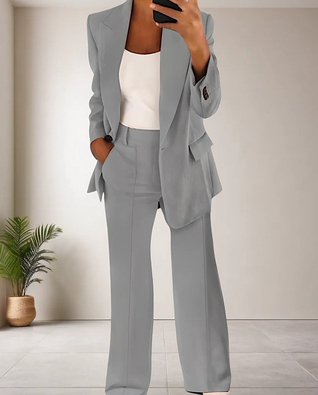Trendy Ladies Jumpsuit - Isabella-Gray-S-Nora Luxe
