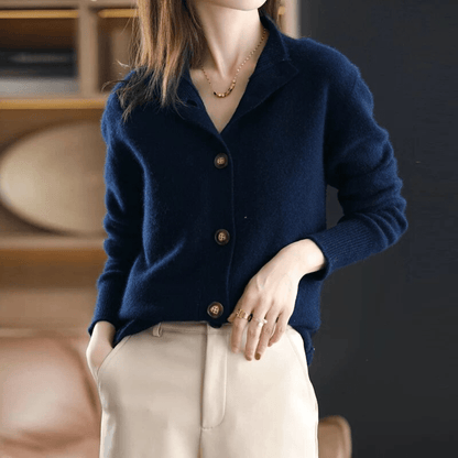 Trendy Ladies Sweater - Livia-Beige-XS-Nora Luxe