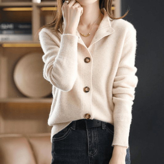 Fashionable Women's Knit Sweater - Pexav