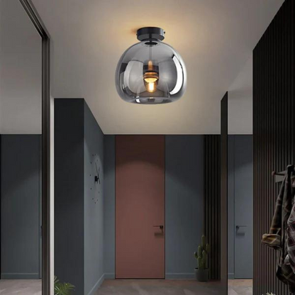 Trendy LED Ceiling Light - Maxwell-Black-Ceiling Lamp-Nora Luxe