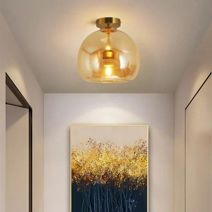Trendy LED Ceiling Light - Maxwell-Gold-Ceiling Lamp-Nora Luxe