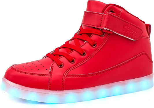 Stylish LED Light Up Sneakers with Rechargeable Battery - Pexav