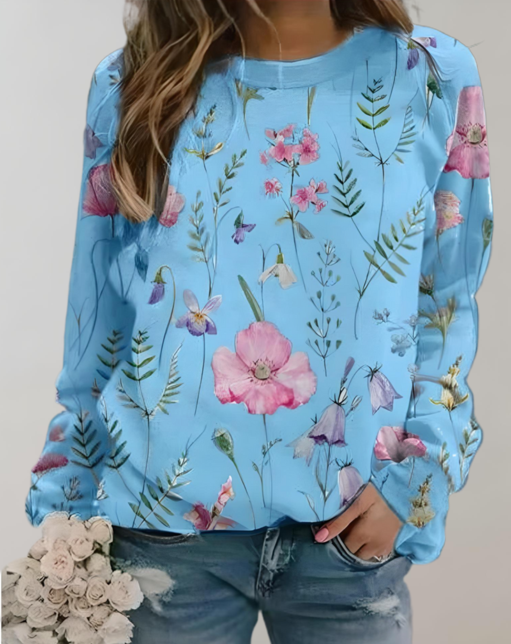 Trendy Luxurious Ladies' Sweater - Isabella-Dark Blue-S-Nora Luxe