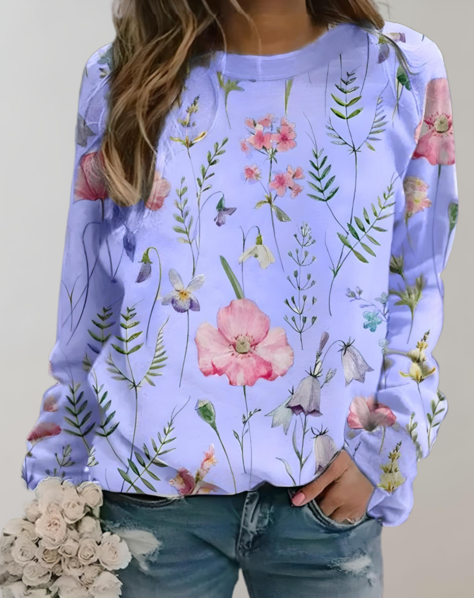 Trendy Luxurious Ladies' Sweater - Isabella-Purple-S-Nora Luxe