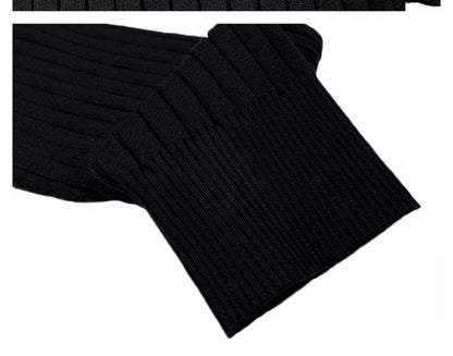 Trendy Men's Autumn Polo Sweater - Oliver-Black-S-Nora Luxe